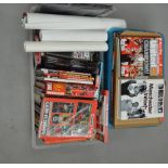 2 Boxes of Manchester United related books and annuals etc