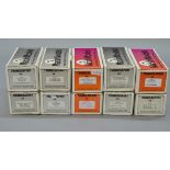 Ten boxed resin model car kits in 1:43 scale by Marsh Models. Contents not checked..