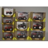 10 x Universal Hobbies Country diecast model tractors.