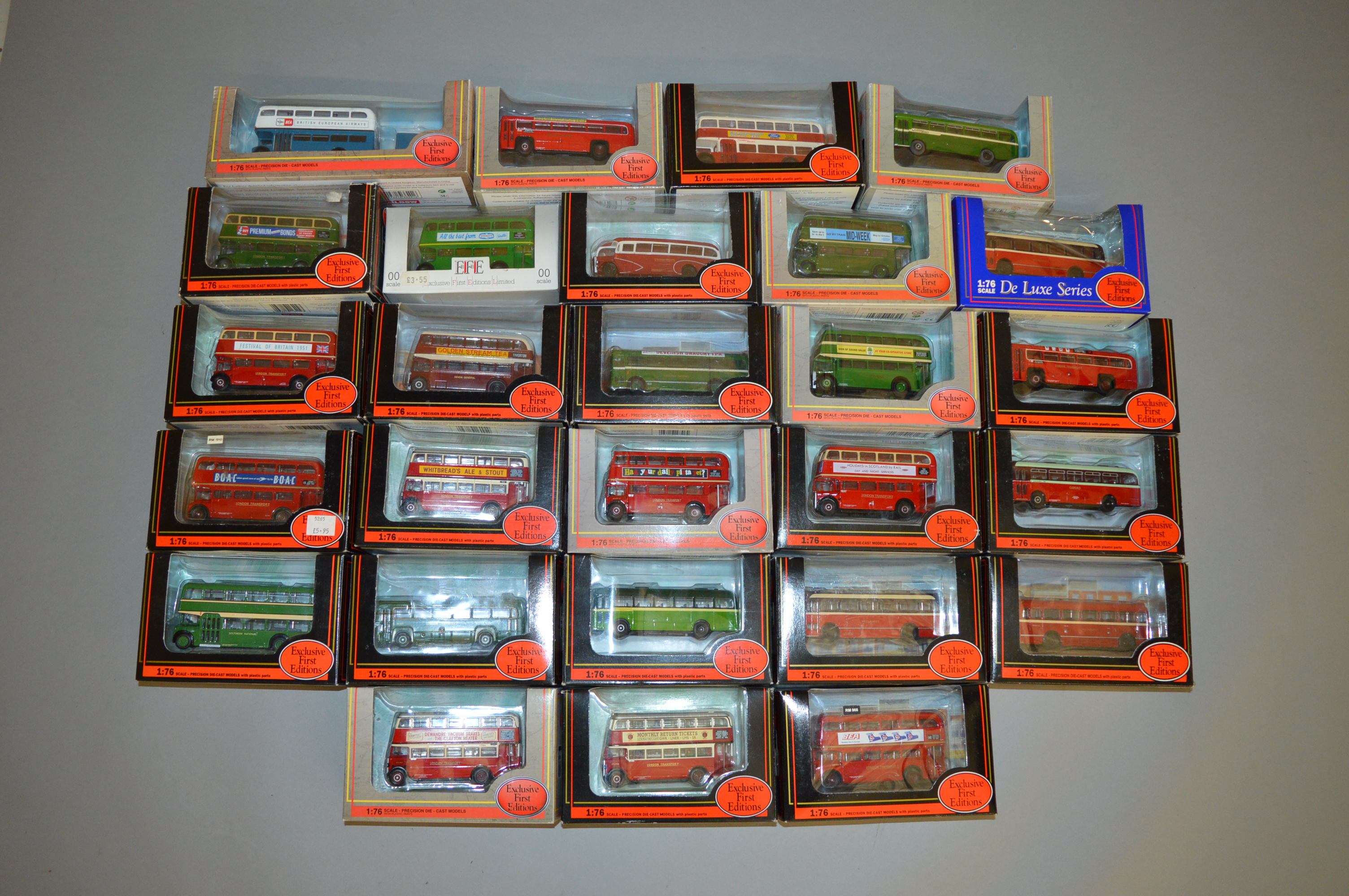 27 x EFE diecast model buses. Overall appear VG, boxed.