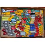 A quantity of unboxed play worn Matchbox diecast models including models from the vintage 1-75,