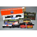 G Gauge. A quantity of U.S. G gauge railway items including rolling stock, some boxed.