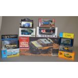 Ten boxed diecast models by Corgi, Oxford etc together with a boxed,