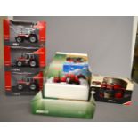 Three boxed Weise Toys Massey Ferguson Tractor models in 1:32 scale,