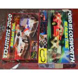 Two boxed Scalextric Slot Car Sets, 'Ford RS Cosworth' and 'Tourers 2000',