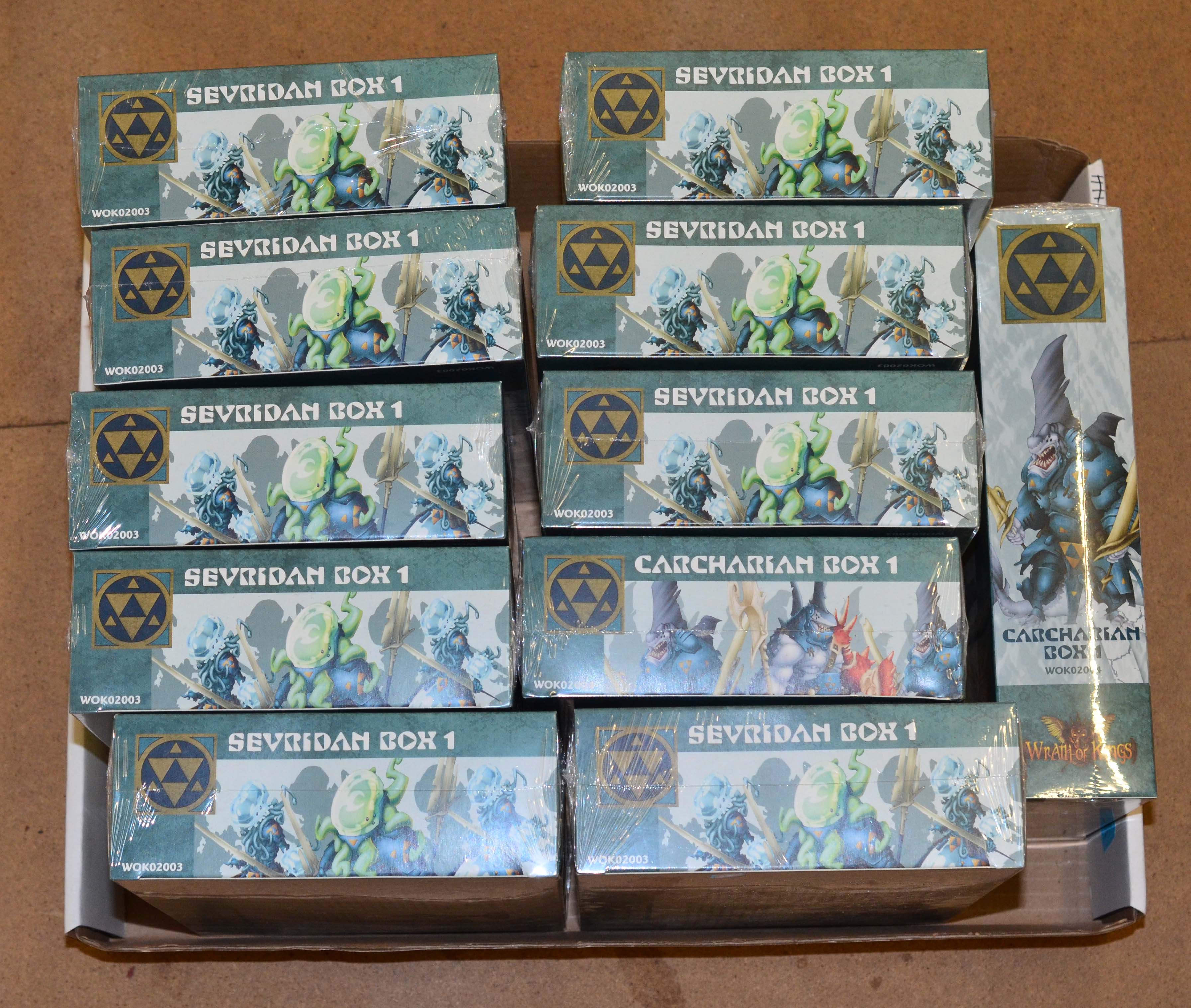 11 x CoolMiniOrNot Wraith of Kings House Hadross wargaming figures: nine Sevridan Box 1 Sevridan