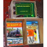 A good quantity of model railway catalogues from various manufacturers iincluding Hornby,