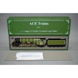 O gauge. Ace Trains A3 Pacific Locomotive with tender, 'Flying Scotsman'. E, boxed.
