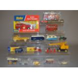 Two boxed Dinky Toys Fire Engine models, 266 and 285,