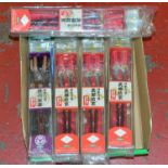 Six Kotobukiya chopsticks: Mace Windu Lightsaber c; four Nihonto-Bashi Shingen Takeda chopsticks;