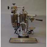 A WMF chrome Art Deco coffee machine.