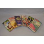 6 hardback 1950s children's books with original dust covers by E. C. Elliot and Captain W. E.