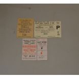 Three 1960s Boxing Tickets: Karl Mildenberger V henry Cooper, Empire pool and Sports Arena Wembley,