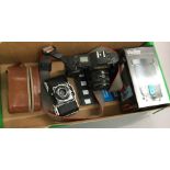 A Canon camera a Zeiss Ikon camera etc [NO RESERVE]