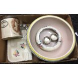 Mixed lot including Poole pottery,