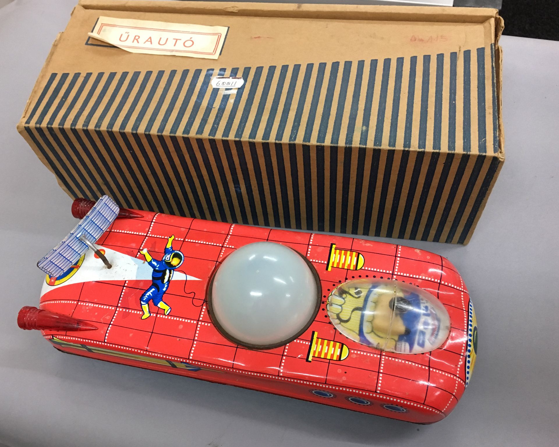 An East European c1960's INTERKOZMOSZ Tin-plate toy [NO RESERVE]