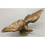 A Bronze car mascot in the form of an eagle