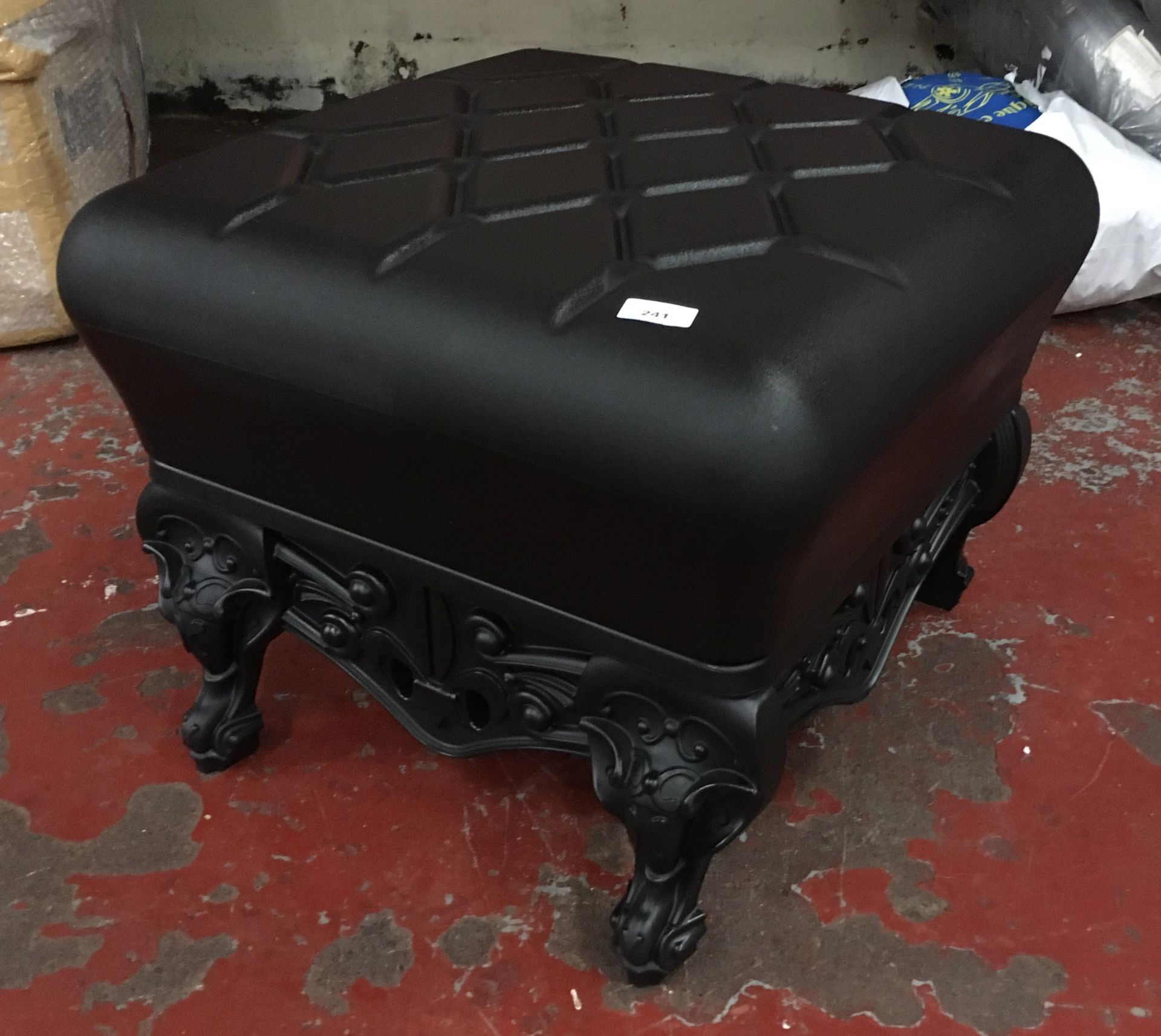 Ornate plastic stool [NO RESERVE]