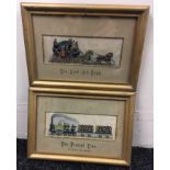 2 Victorian Stevengraphs framed [NO RESERVE]