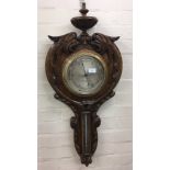 Good quality Oak Barometer by James Lucking & Co.