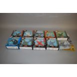 10 x EasyModel diecast model aircraft. All boxed/carded.