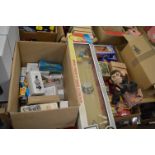 Good quantity of assorted tinplate and battery operated toys, some boxed,