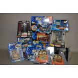 A quantity of Galoob/Hasbro Star Wars Micro Machines, boxed.