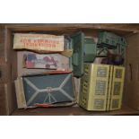Quantity of tinplate toys, many boxed, including Whistling Station, Mechanical Drummer Boy, etc.