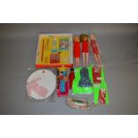 Quantity of fashion dolls and accessories: two Palitoy Tressy dolls; Tressy Hair Glamour Outfit set,