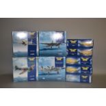 Nine Corgi Aviation Archive 1:72 scale diecast model aircraft. Boxed, overall appear VG.
