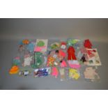 Good quantity of clothing for Mattel Barbie's friends and family, including Skipper, Midge, Ricky,