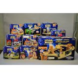 Fifteen boxed Micro Machines 'Star Wars Episode I' vehicle and figure sets,