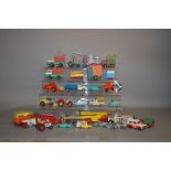 Very good quantity of assorted playworn diecast models by Corgi, Matchbox and similar,