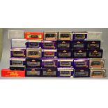 OO gauge. 30 x items of rolling stock by Dapol, Bachmann, Hornby, etc. Boxed and appear VG.