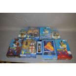 Monty Python items: six Holy Grail and Life of Brian 12" figures;
