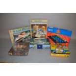 Quantity of assorted toys: Playmobil 3280; Thud Discworld Board Game; Simpsons Chess Set;