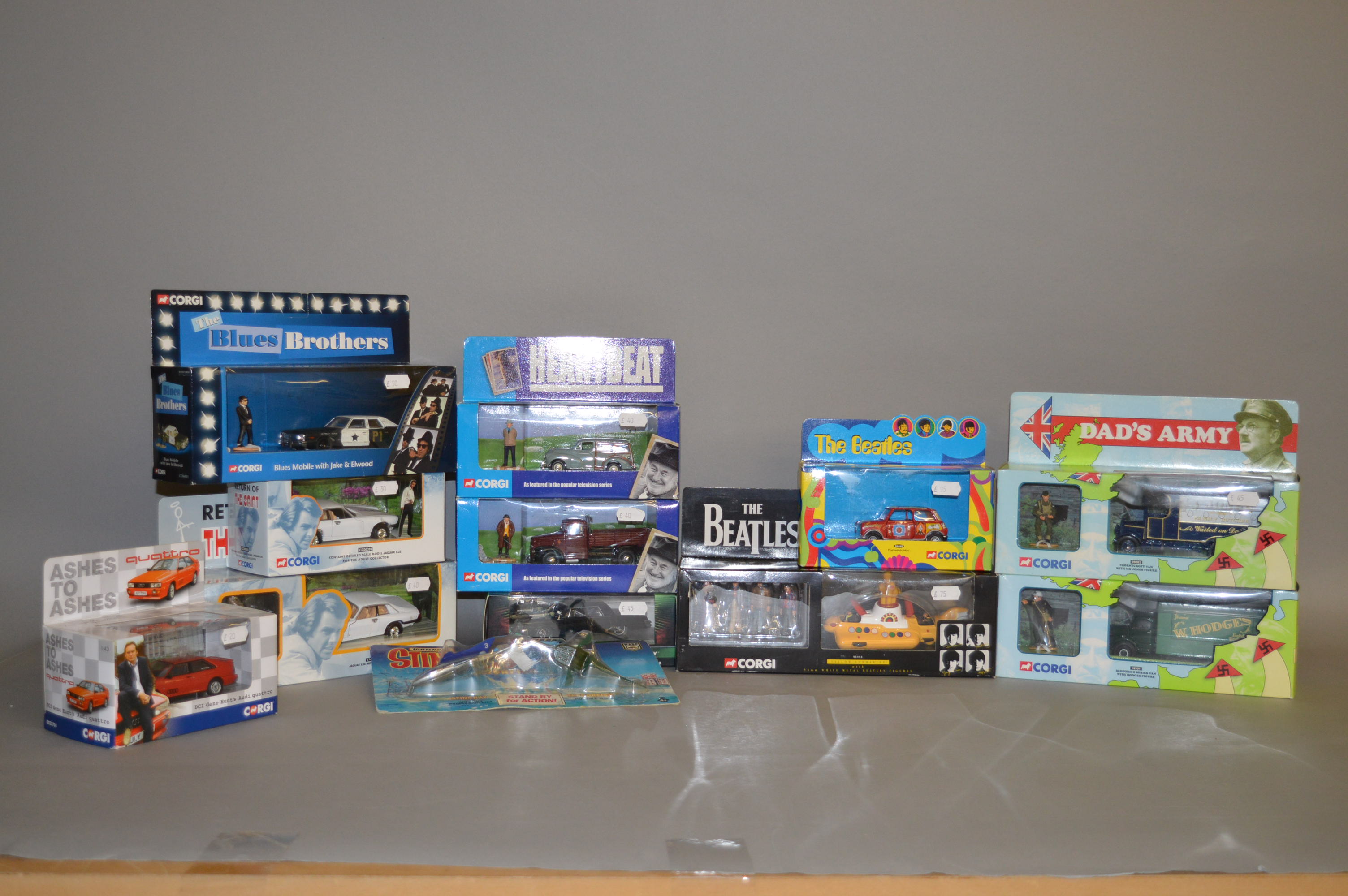 22 x TV related diecast models, mostly by Corgi,