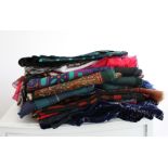 A large collection of 30 scarves of various eras from the 1950s to present.