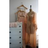 A large collection of vintage lingerie ranging from 1920s-1970s.