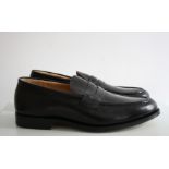 Men's Church's black loafers. Style is 'Darwin'. Calf leather and leather soles. Size 11 UK fit F.