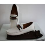 POLICE > Mens GUCCI Horsebit Leather Driver loafer Brand New. Size 8UK. RRP.