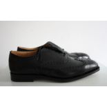 Men's Church's black brogues. Style ' Brisbane'. Calf leather and leather soles. Size 11uk fit F.