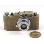 Fake Olive Green Military Style 'Leica' Based on a Soviet Zorki 1. (condition 5F).