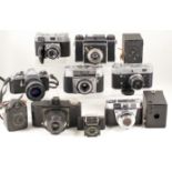 Collection of 35mm & Other Vintage Cameras. Comprising Pentax ME with Cosina 35-70mm f3.5-4.