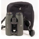 Swarovski 10x42 Binoculars & Case. Very slight internal specks (condition 4). With strap & case.