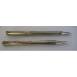 2 hallmarked silver pencils