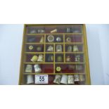 A collection of various thimbles, including 1 silver (31)