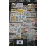 A selection of Commonwealth stamps (48) and an unused stock book