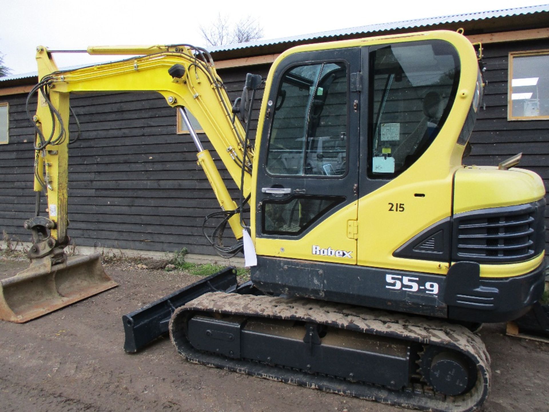 HYUNDAI R55-9 RUBBER TRACKED MIDI EXCAVATOR YEAR 2011 BUILD