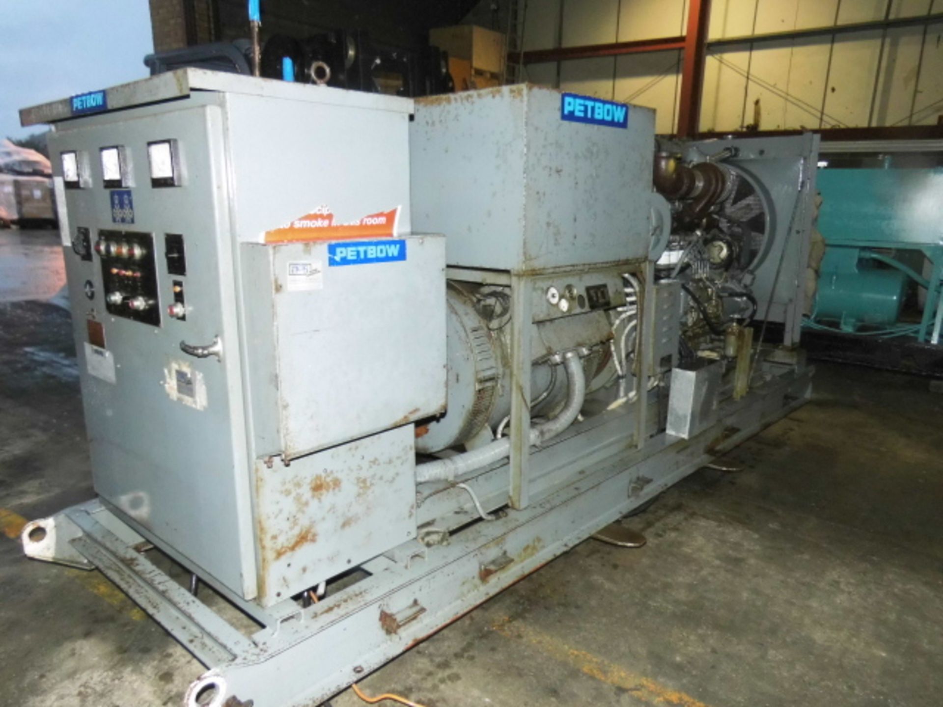 1 x Used 206 kva Petbow diesel generator,